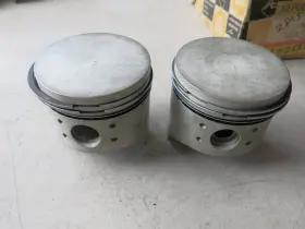 Ry2555 Ae 19740 Engine Piston Set Std Fits Toyota - 2 Pcs #2