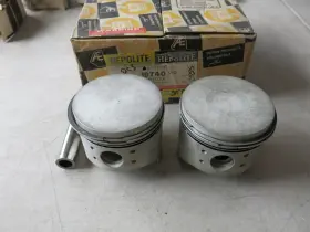 Ry2555 Ae 19740 Engine Piston Set Std Fits Toyota - 2 Pcs