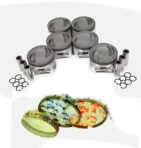 Aftermarket Products Pk-63396 20 Fit 96-04 Infiniti Qx4 Nissan Frontier Xterra 3.3 Vg33e Piston And Rings Size 20