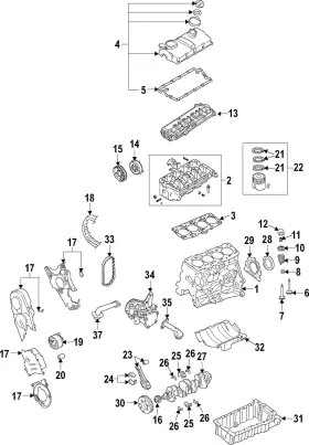 04l-105-701-c-007 Audi Genuine Bearing
