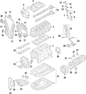 06h-105-591-j-wei Audi Genuine Engine Crankshaft Main Bearing