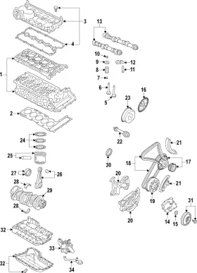 07k-105-591-f-bla Audi Genuine Bearings