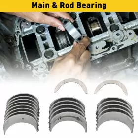 21020-2g000 Auxito For 2006-16 Optima Sonata Kia Main 2.4l And Rod Bearing Kit With Thrust Washer