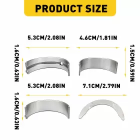 23060-2b701 Auxito For Hyundai Kia 1.6l Turbo 2013-2020 Rod Connecting Bearings And Main Set #2