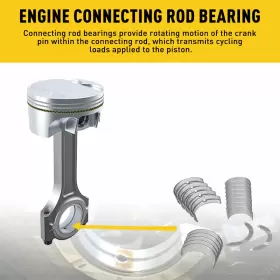 23060-2b701 Auxito For Hyundai Kia 1.6l Turbo 2013-2020 Rod Connecting Bearings And Main Set #3