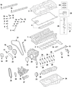 Bmw 11-21-1-021-456 Genuine Thrust Bearing