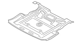 51757185112 Bmw New Genuine Engine Encapsulation Front 2010-2019 Oe
