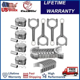 11217598961 Carbole N20 N26 2.0l Main Rod Bearings And Con Piston With Rings Kit For Bmw 125i 320i