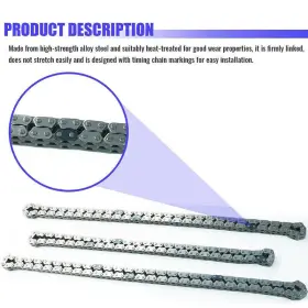 12626164 Carbole Timing Chain 4vvt Cam Phaser Int& Exh Bearings For 3.0 3.6l Equinox Cts Srx #3