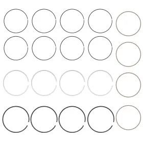 Pp-9145229266 Carbole 2azfe Main Rod Bearings And Oversize 0.5mm Piston Rings For Toyota Highlander 2.4l #3