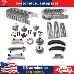 Tk5753l Carbole Timing Chain Kit 4vvt And Std Main Rod Bearing For Chevrolet Buick Gmc 3.6l Usa