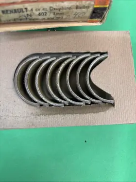 Cf Service 401/1mm Renault Dauphine Caravelle And Gordini Nos Connecting Rod Bearing Set .040 Inch Over #2