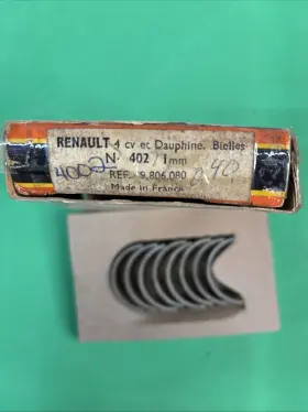 Cf Service 401/1mm Renault Dauphine Caravelle And Gordini Nos Connecting Rod Bearing Set .040 Inch Over #3