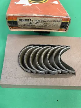 Cf Service 401/1mm Renault Dauphine Caravelle And Gordini Nos Connecting Rod Bearing Set .040 Inch Over
