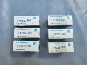 3867880 Chevrolet Corvair Connecting Rod Bearings Nos Gm Standard Set Of 6 Pn# 3867880 Chevrolet Corvair Connecting Rod Bearings Nos Gm Standard Set Of 6 Pn#