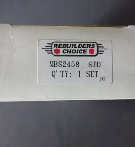 Mbs2458 Chevrolet Nib Rebuilders Choice Main Bearing Set 2458 Std Size 1958-65 Chevy 348 And 409 V8s #3