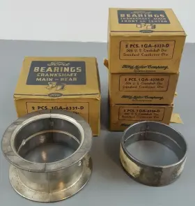 1ga-6331-d Clawson Bals 1ga-6333d New Nos 1941-47 Ford Six Main Bearing Set .005 1ga-6333-d 1ga-6338-d