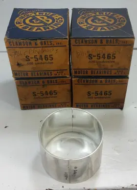 S5465 Clawson & Bals Inc Usa 1938-1953 Allis Chalmers W Wc Wf Wsp Wt W25 Rod Bearing Set .020 4 Cyl Vintage