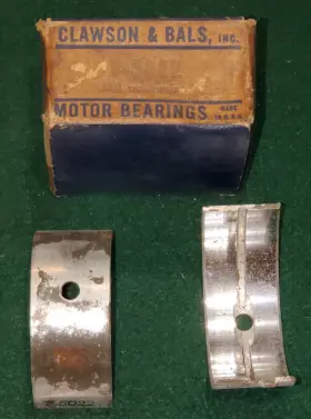 S-5022 Clawson & Bals Intermediate Main Bearing .001 Undersize For Plymouth Dodge Powerwagon 1933-41