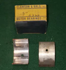 S-5362 Clawson & Bals Rod Bearings For Pontiac 223 6 Cylinder 1937-1938 Gmc Truck With Ci