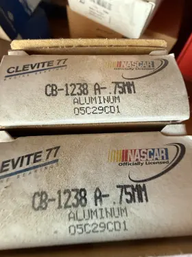 Clevite 027067370082 Engine Connecting Rod Bearing Pair 77cb-1238a-.75mm
