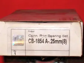 Clevite Cb-1854a-.25mm 8 Engine Connecting Rod Bearing Set #2