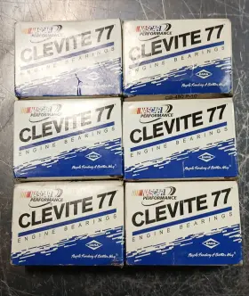 195gk Clevite Cb-450 Nos Waukesha 320 Rod Bearings 2.625 .010 Massey Oliver Pulling Tractor
