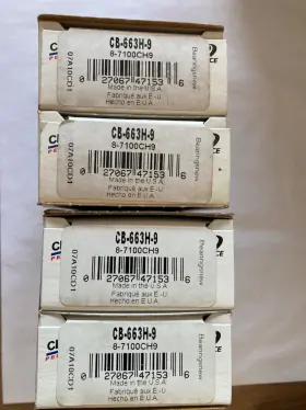 Cb663h-9 Clevite 8 Racing H Series Rod Bearings Small Block Chevy .009