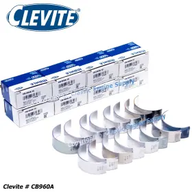Cb960a-10 Clevite 8 010 Under Size Rod Bearing Set Fits Amc Jeep 290 304 343 360 Cylinder