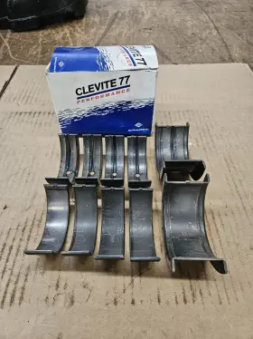 396-454 Clevite Ms-829h 77 Standard Size Bbc Engine Crankshaft Main Bearing Set