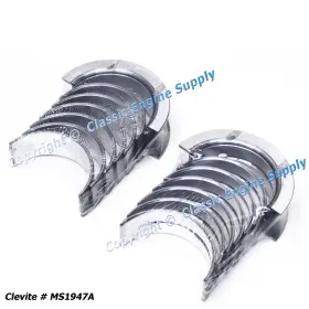 Ms1947-10 Clevite .010 Under Size Main Bearing Set Fits 1991-2006 Jeep 242 4.0l 6 Cylinder