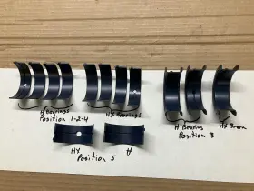 Ms-540hxk Clevite Ms540hk Mopar Coated Main Bearings Assortment #2