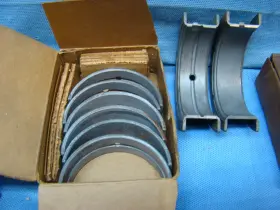 Ms700-010 Clevite Jeep Willys 225 Main Bearing Set 010 1962 - 1971 Jeepster V6-225 Usa Made