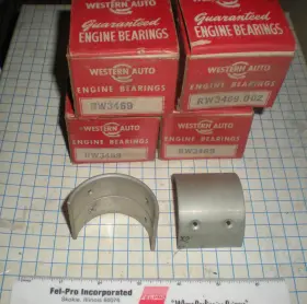 Rw3469-002 Coupe Tudor Fordor Station Wagon Woody Woodie Club 1 Set Of 4 1939-1942 Ford V8-85 Hp 90 Flathead Rod Bearings .002 U/s Aaa