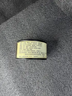 Daa-4300-030 Detroit Aluminum & Brass Corp Willys M38 Jeep Connecting Rod Bearing Set .030 Military Surplus Nos #2