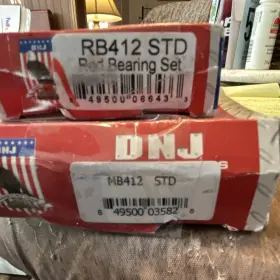 Mb412 Dnj Engine Components Rb412 Crankshaft Main And Rod Bearings For 1995-2012 Ford Mazda 2.5l 3.0l Duratec Dohc
