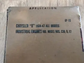 Ft34-47 Dodge 1238458 Nos Oem Mopar Chrysler Crankshaft Main Bearing #1238458 Std All V8 #2
