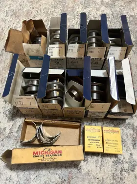 1404-11 Dura-bond Michigan Cam Engine Bearings Set Lot 10 Ch-7 F-18 33 49 Ch-17 Etc