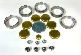 Ep-108br Dura-bond & Elgin Cam Bearings And Brass Freeze Plug Set Ford Sb 351w 302 289 260 255 221