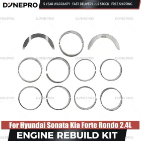2102025150 Dynepro 230602g441 G4kc Main Rod Bearings Set For Hyundai Genesis Coupe 2010-2012 2.0t 2-door