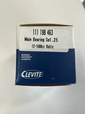 98-1463-a Empi Main Bearing Set Std/.25mm Mahle Fits Vw Air Cooled Engines 1200-1600 #2
