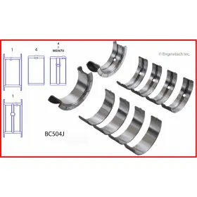 Enginetech 707473044844 Main Bearings Bc504jstd Standard