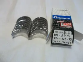 Bb136-010 Enginetech Mopar Small Block 318 340 360 Rod Bearing Set .010 New Free Ship