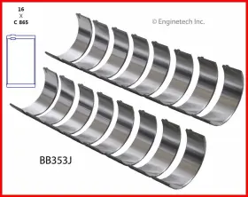 Bb353j Enginetech 020 Rod Bearings Set For Gm 262 267 305 307 327 346 350 400