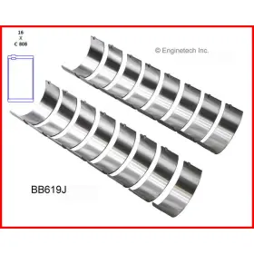 Bb619j020 Enginetech Bbc Connecting Rod Bearing Set