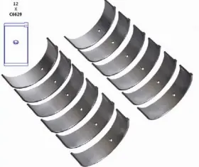 Bb634jm3 Enginetech Fits 1995 - 2003 Mitsubishi Montero Suv 3.0l Sohc V6 24v Rod And Main Bearings #2