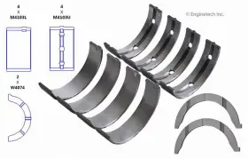 Bc106j.25 Enginetech Engine Crankshaft Main Bearing Set