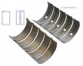 Bc115j.50 Enginetech Engine Crankshaft Main Bearing Set