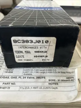 Bc383j010 Enginetech .010 Main Bearing Set For Pontiac 5.3l 326 5.7l 350 6.4l 389 6.6l 400