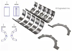 Bc502j.75 Enginetech Engine Crankshaft Main Bearing Set